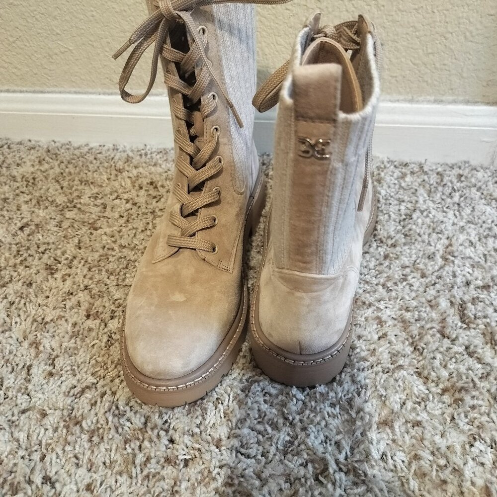 Sam Edelman Suede Lace Up Bootie